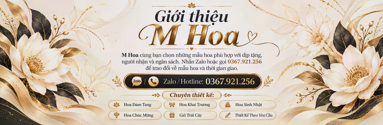 Ảnh bìa Shop hoa tươi Phường An Xuyên Cà Mau - Tư vấn mẫu hoa hợp ngân sách